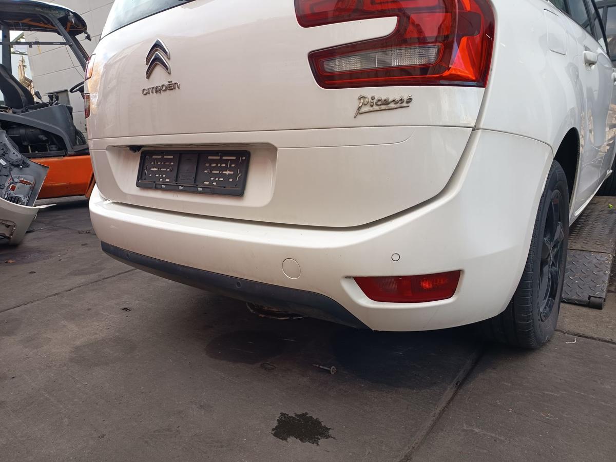 Citroen C4 II 2 Picasso SpaceTourer orig Stoßstange hinten EWP weiß Bj 2018 Citroen C4 II 2 Picasso SpaceTourer orig Stoßstange hinten EWP weiß Bj 2018